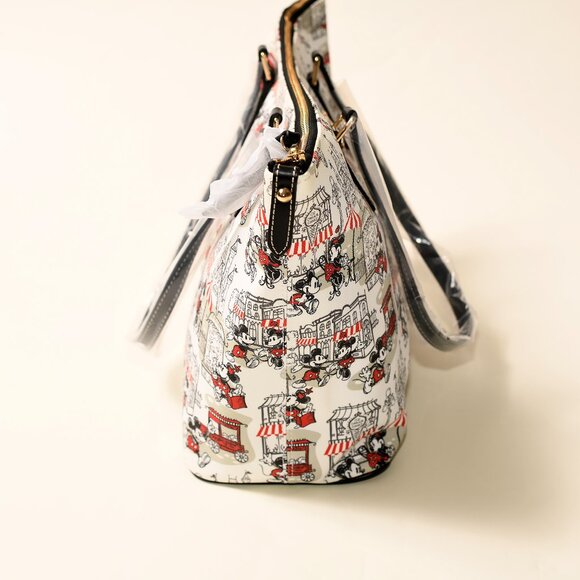 Dooney & Bourke Disney Parks Downtown Mickey Shopper Tote NWT Exclusive - Picture 3 of 7